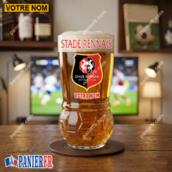 Stade Rennais FC – Verre à Bière Foot Édition spéciale Avec Nom Personnalisé