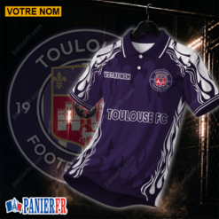 Toulouse FC – Chemise polo Nouvelle édition Avec Nom Personnalisé