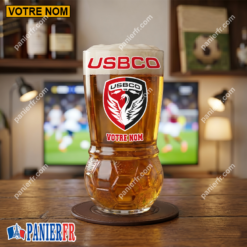 US Boulogne – Verre à Bière Foot Édition spéciale Avec Nom Personnalisé