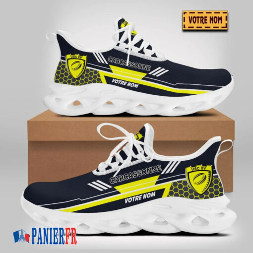 Chaussures Max Soul US Carcassonnaise – Édition limitée avec nom personnalisé Chaussures Max Soul US Carcassonnaise – Édition limitée avec nom personnalisé