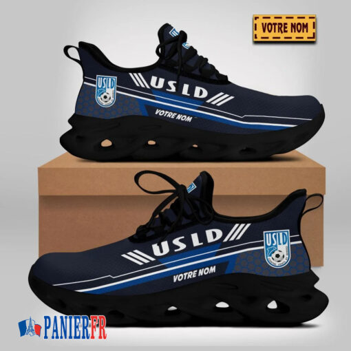 Chaussures Max Soul USL Dunkerque – Édition limitée avec nom personnalisé Chaussures Max Soul USL Dunkerque – Édition limitée avec nom personnalisé