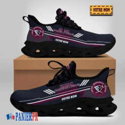 Chaussures Max Soul Union Bordeaux Bègles – Édition limitée avec nom personnalisé