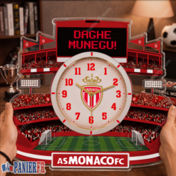 AS Monaco – Horloge murale en bois édition spéciale