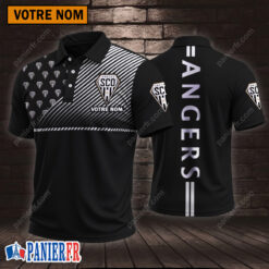 Angers SCO – Chemise polo Style sportif Avec Nom Personnalisé