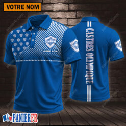 Castres Olympique – Chemise polo Style sportif Avec Nom Personnalisé