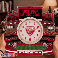 Dijon FCO – Horloge murale en bois édition spéciale Dijon FCO – Horloge murale en bois édition spéciale