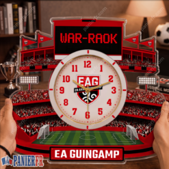 EA Guingamp – Horloge murale en bois édition spéciale