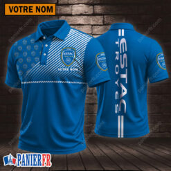 ESTAC Troyes – Chemise polo Style sportif Avec Nom Personnalisé