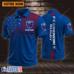 FC Grenoble Rugby – Chemise polo Style sportif Avec Nom Personnalisé