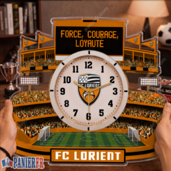 FC Lorient – Horloge murale en bois édition spéciale FC Lorient – Horloge murale en bois édition spéciale