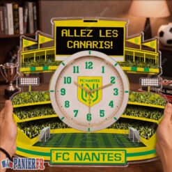 FC Nantes – Horloge murale en bois édition spéciale