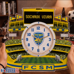 FC Sochaux-Montbéliard – Horloge murale en bois édition spéciale FC Sochaux-Montbéliard – Horloge murale en bois édition spéciale