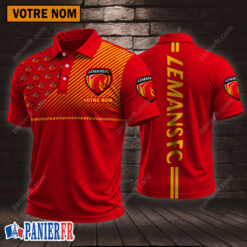 Le Mans FC – Chemise polo Style sportif Avec Nom Personnalisé