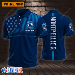 Montpellier Hérault Rugby – Chemise polo Style sportif Avec Nom Personnalisé