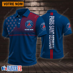 Paris Saint-Germain – Chemise polo Style sportif Avec Nom Personnalisé