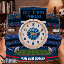 Paris Saint-Germain – Horloge murale en bois édition spéciale