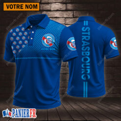RC Strasbourg Alsace – Chemise polo Style sportif Avec Nom Personnalisé