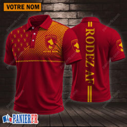 Rodez AF – Chemise polo Style sportif Avec Nom Personnalisé