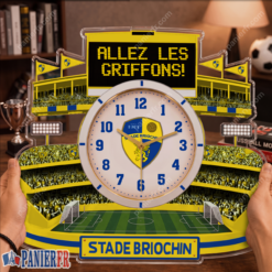 Stade Briochin – Horloge murale en bois édition spéciale