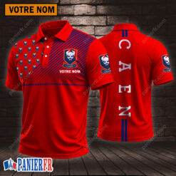 Stade Malherbe Caen – Chemise polo Style sportif Avec Nom Personnalisé