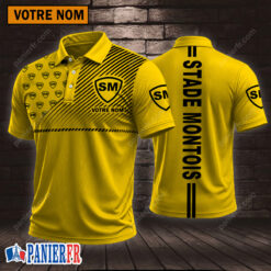 Stade Montois Rugby – Chemise polo Style sportif Avec Nom Personnalisé