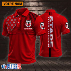 Stade Toulousain – Chemise polo Style sportif Avec Nom Personnalisé