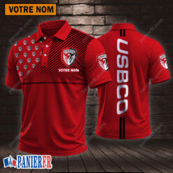 US Boulogne – Chemise polo Style sportif Avec Nom Personnalisé