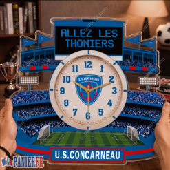 US Concarneau – Horloge murale en bois édition spéciale