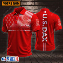 US Dax – Chemise polo Style sportif Avec Nom Personnalisé