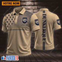 USL Dunkerque – Chemise polo Style sportif Avec Nom Personnalisé