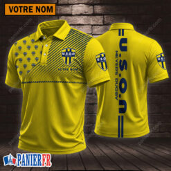 USON Nevers – Chemise polo Style sportif Avec Nom Personnalisé