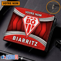 Biarritz Olympique PB – Portefeuille Édition spéciale avec nom personnalisé