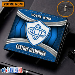 Castres Olympique – Portefeuille Édition spéciale avec nom personnalisé