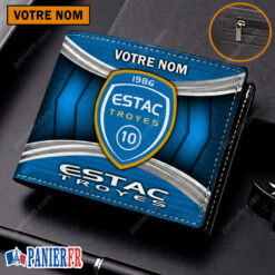 ESTAC Troyes – Portefeuille Édition spéciale avec nom personnalisé