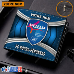 FC Bourg-Péronnas – Portefeuille Édition spéciale avec nom personnalisé