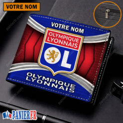 Olympique Lyonnais – Portefeuille Édition spéciale avec nom personnalisé