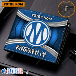 Olympique de Marseille – Portefeuille Édition spéciale avec nom personnalisé