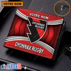 Oyonnax Rugby – Portefeuille Édition spéciale avec nom personnalisé