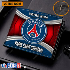 Paris Saint-Germain – Portefeuille Édition spéciale avec nom personnalisé