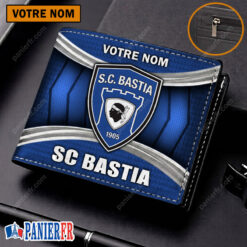 SC Bastia – Portefeuille Édition spéciale avec nom personnalisé