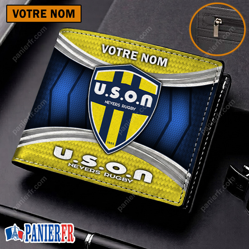 USON Nevers – Portefeuille Édition spéciale avec nom personnalisé