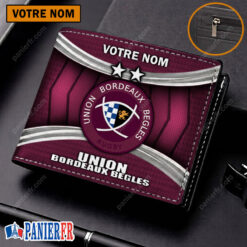 Union Bordeaux Bègles – Portefeuille Édition spéciale avec nom personnalisé