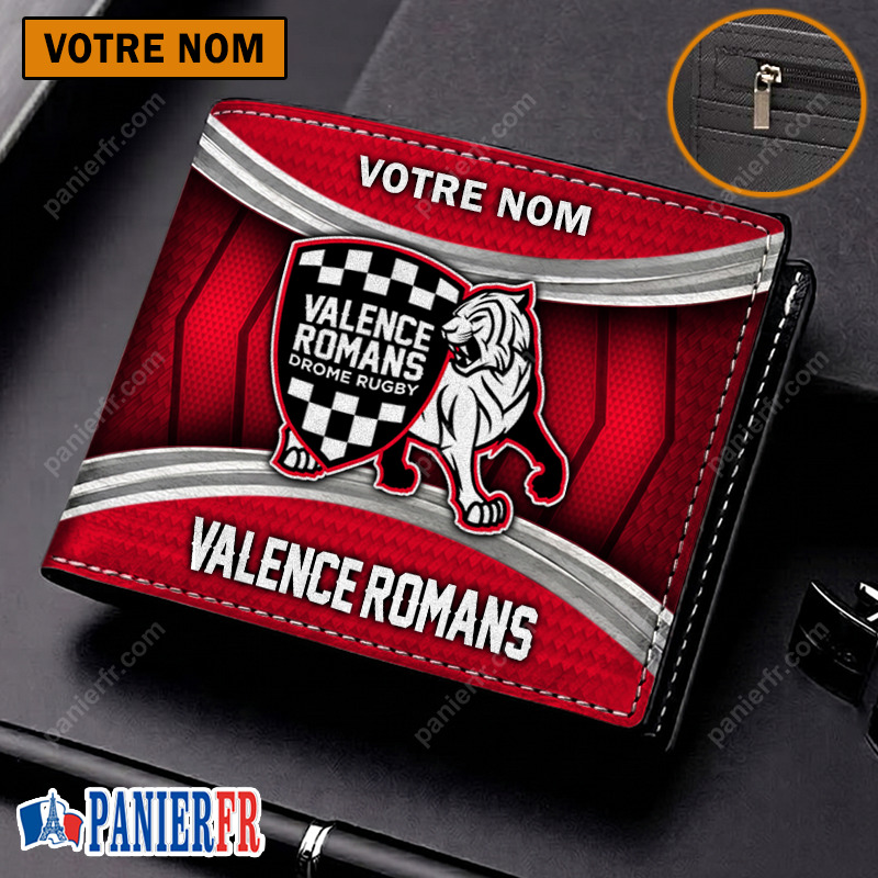 Valence Romans – Portefeuille Édition spéciale avec nom personnalisé